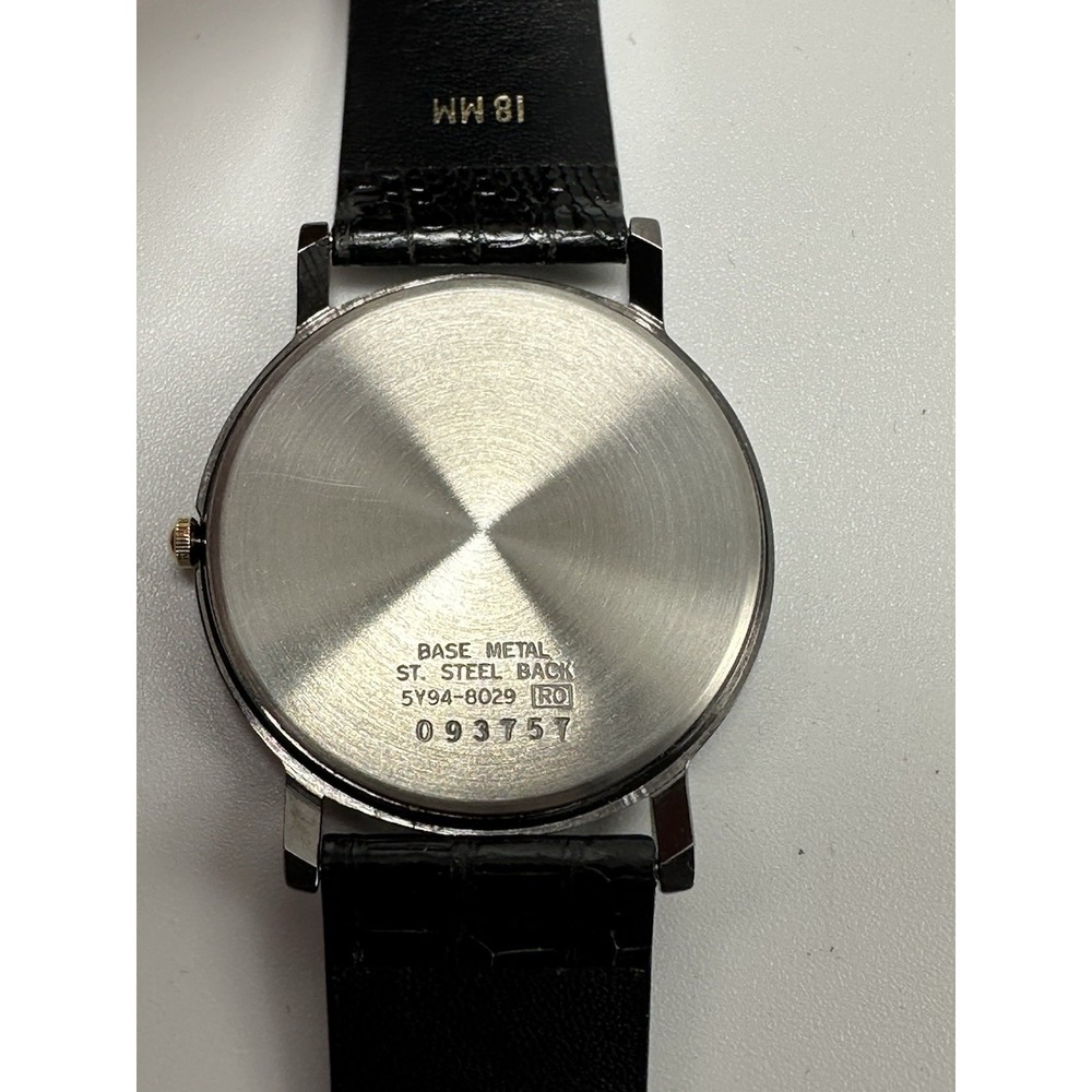 Seiko 5Y94-8029 New Battery Mens Watch 34MM 7.5" U - Picture 8 of 14